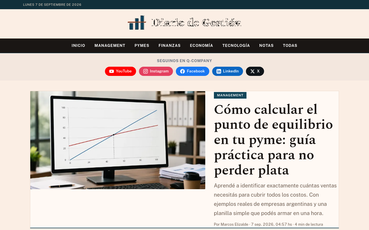 Sitio Web: Diariodegestion