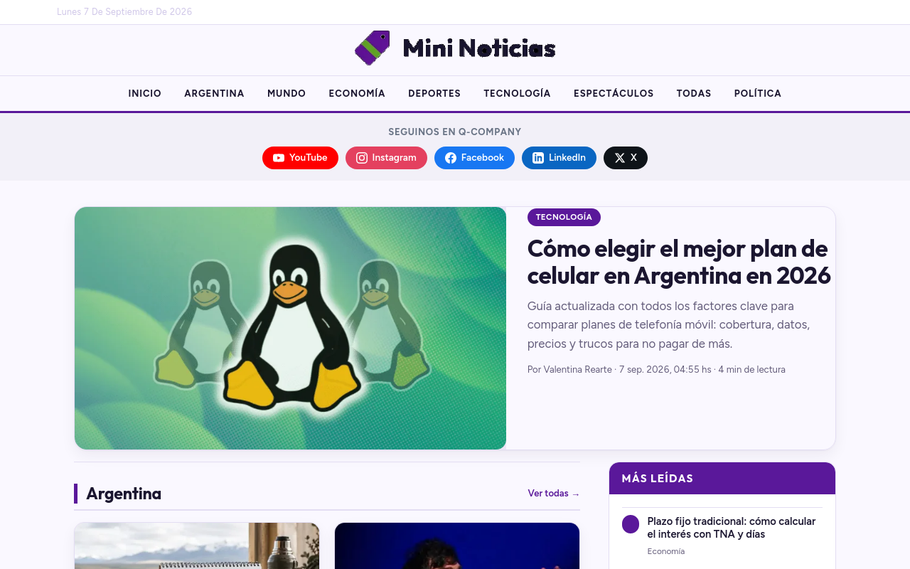 Sitio Web: Mininoticias