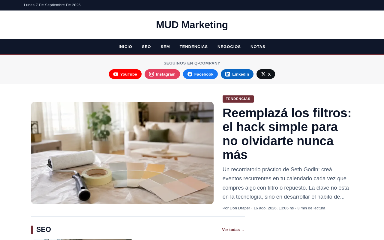 Sitio Web: Mudmarketing