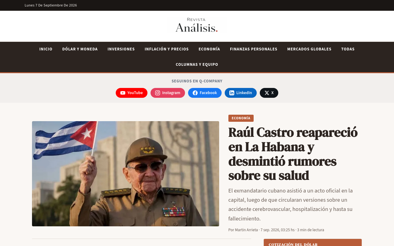 Sitio Web: Revistaanalisis