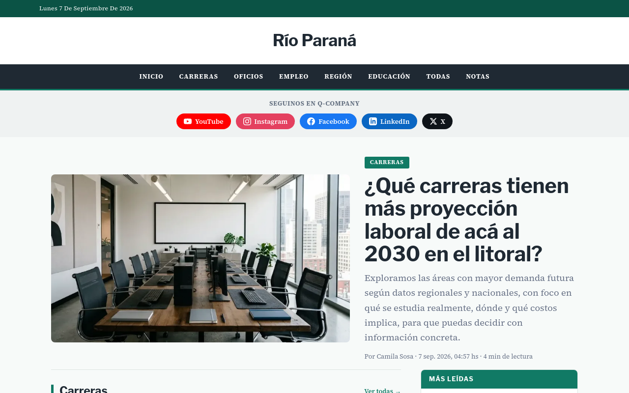 Sitio Web: Rioparanasa
